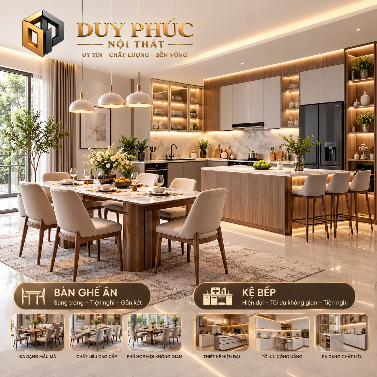 Nội thất phòng bếp